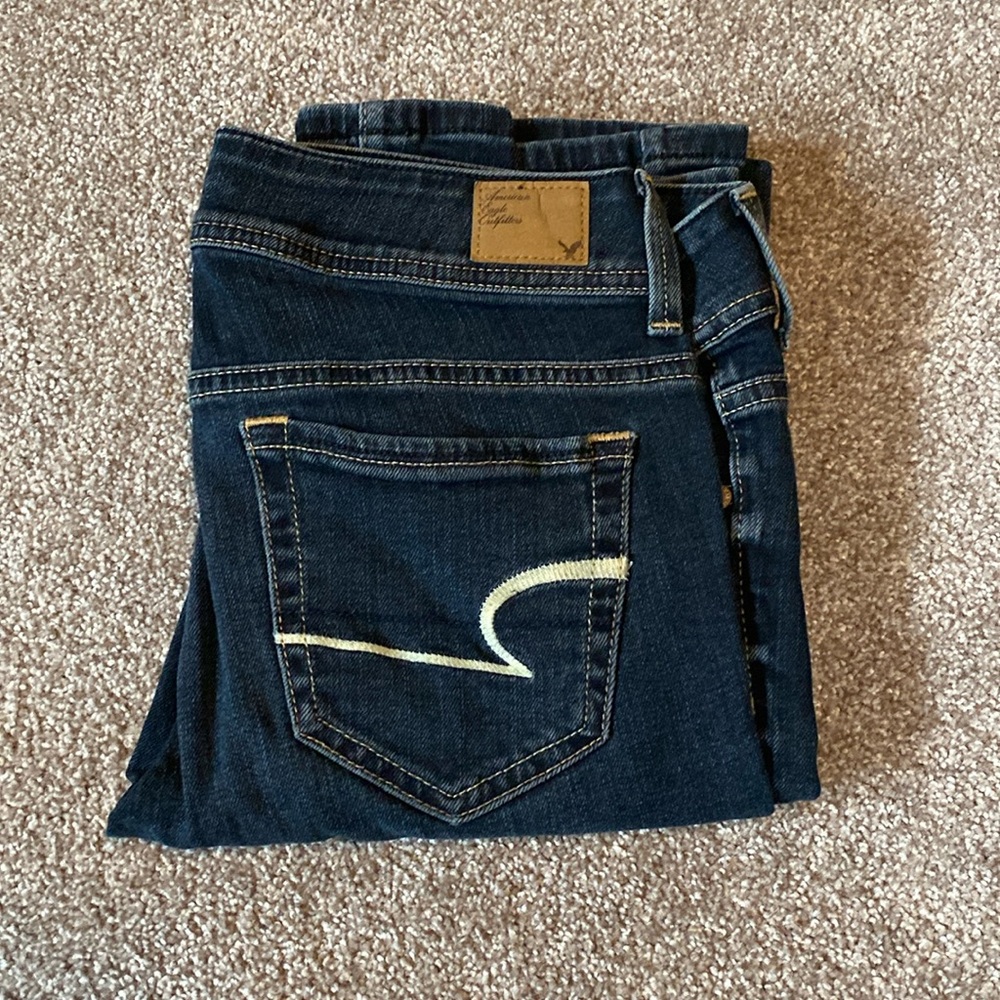 American Eagle Outfitters Dark Blue Boot Cut Jeans